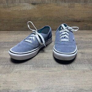 Vans Comfycush Blue Suede Sneaker Women's Size 7.5